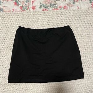 Edikted black mini skirt